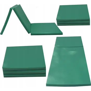 Matrace FITMANIA Gymnastická matrace tmavě zelená 195/85/5 CM - REHABILITAČNÍ