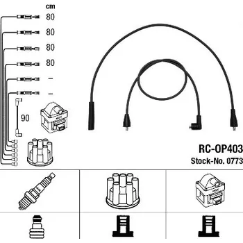 Zapalovací kabel Sada kabelů pro zapalování, 0773