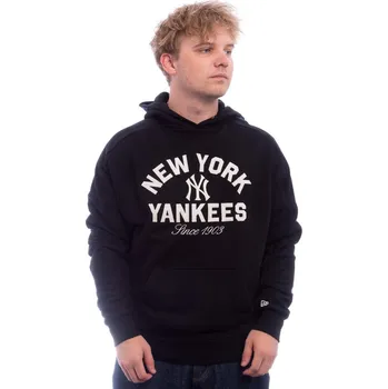 Pánská mikina Mikina New Era - MLB Heritage Hoody - NY Yankees - Black velikost S