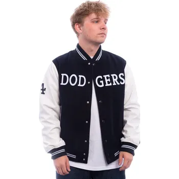 Pánská casual bunda Bunda New Era - MLB Wordmark Varsity Jacket - LA Dodgers - Navy velikost S