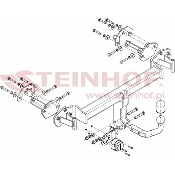 Tažné zařízení Tažné zař.bmw 3 98-05 /šrouby./ e20, 026-291