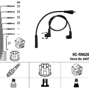 Zapalovací kabel Sada kabelů pro zapalování, 8487