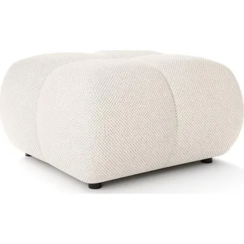 Taburet Čalouněný taburet ALMADA 72x72 cm krémová