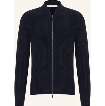 Pánský svetr Iris Von Arnim Pánský Pletený Kabátek Curt Z Kašmíru, tmavě...