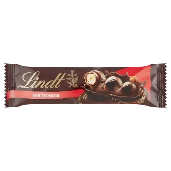 Čokoládová tyčinka Lindt Noccionoir 35 g hořká s lískooříškovou náplní