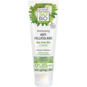 Šampon SO’BiO étic Šampon proti lupům s tea tree a bisabololem BIO 250 ml