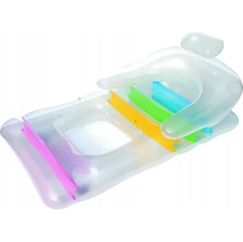 Bestway Nafukovací křeslo Lehátko Matrace do vody s opěrkou 165 cm 90 kg 43011