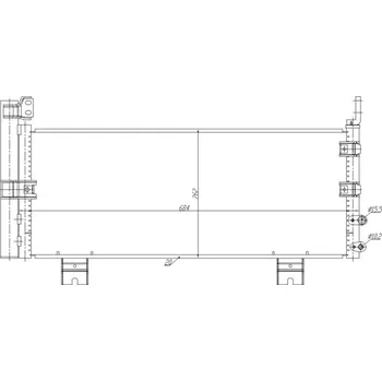Ventilátor topení a klimatizace Kondenzátor klimatizace HART 725 096