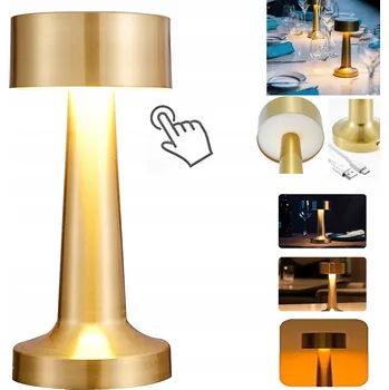 Lampička STOLNÍ LED LAMPA NA BATERIE - NABÍJECÍ, NÁLADOVÉ OSVĚTLENÍ 3