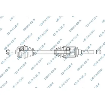 Hřídel nápravy Hnací hřídel, 205044