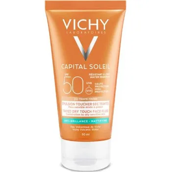 Pleťový krém Vichy Matující BB krém SPF 50 Capital Soleil (Tinted Dry Touch Protective Face Fluid) 50 ml + 2 měsíce na vrácení zboží