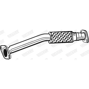 Výfuková trubka Střední výfuková trubka, 02725