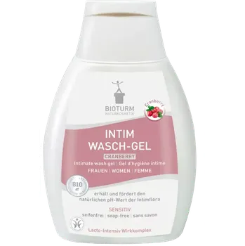 Intimní hygienický prostředek Bioturm Intimní mycí gel Brusinka 250 ml