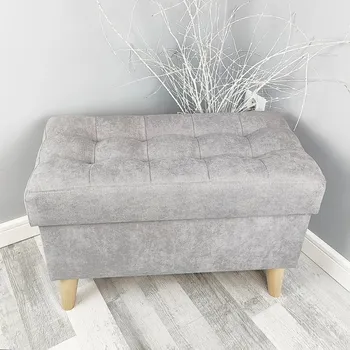 Taburet Well Done Taburet Florencie s úložným prostorem 60x30 – různé barvy Barva: 83 světle šedá