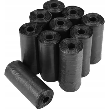 Pytle na odpadky SÁČKY NA ODPAD 35L 150 KS ČERNÉ KLASICKÉ PEVNÉ 10 ROLÍ