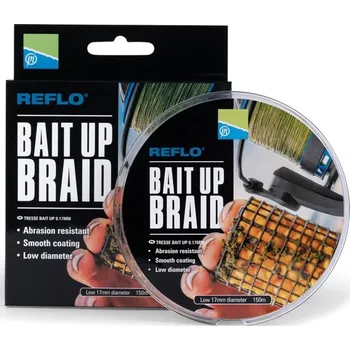PRESTON - Splétaná šňůra Reflo Bait Up Braid 0,17 mm 150 m