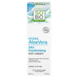 SO’BiO étic Krém bohatě hydratující denní s Aloe vera BIO (50 ml)