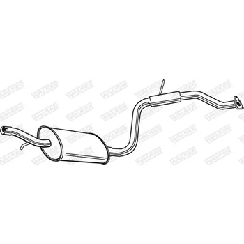 Tlumič výfuku Střední tlumič výfuku, 22414