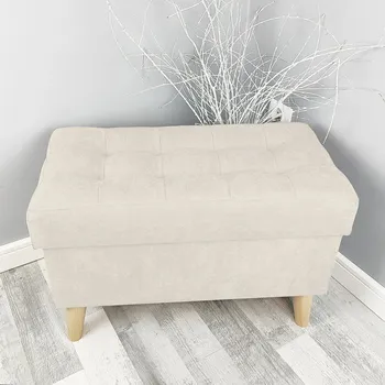 Taburet Well Done Taburet Florencie s úložným prostorem 60x30 – různé barvy Barva: 21 světlé béžová