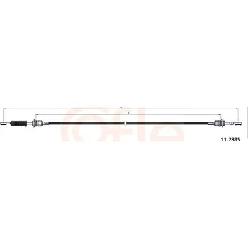 Převodovka Tažné lanko, ruční převodovka COFLE 92.11.2895