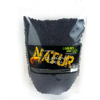 Boilies EMERS FISH Emersfish Minipelety Natur Olihňový Krill 1kg 4mm