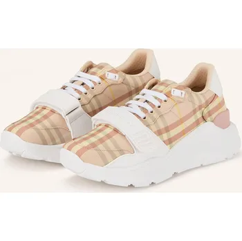 Dámské tenisky Burberry Dámské Sneakersy New Regis, lososová / tmavě žlutá /...