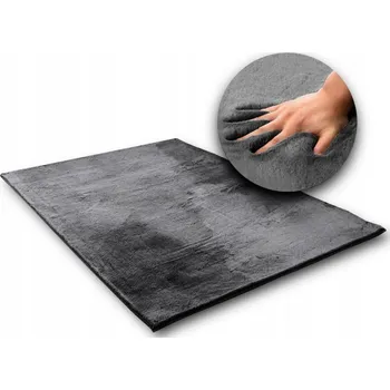 Koberec Tutumi Hedvábný koberec Rabbit - GREY (ŠEDÝ) Rozměr: 150 x 100