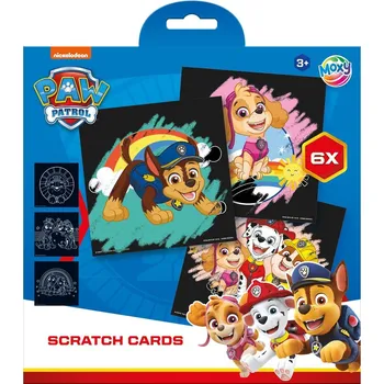 omalovánky Vyškrabávací obrázky Tlapková patrola 6 ks