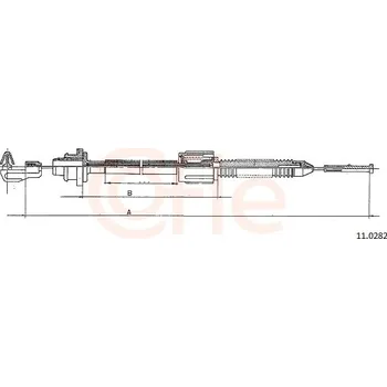 Lanko parkovací brzdy Lanko plynu, 11.0282