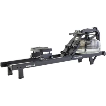 Veslovací trenažér TUNTURI Fluid Rower Neon Pro XL Black