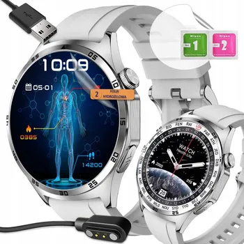 Hodinky Rubicon Chytré Hodinky GlucoPro - Měření Cukru EKG Puls Hovory AMOLED PL