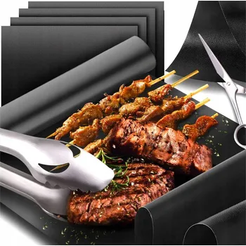 Příslušenství pro gril TEFLONOVÁ PODLOŽKA NA BBQ PEČENÍ TÁC NA GRIL DO TROUBY OPAKOVANĚ POUŽITELNÁ