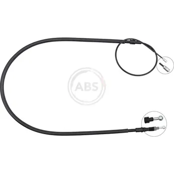 Lanko parkovací brzdy Tažné lanko, parkovací brzda, K10004