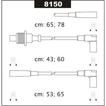 Zapalovací kabel Sada kabelů pro zapalování, 8150