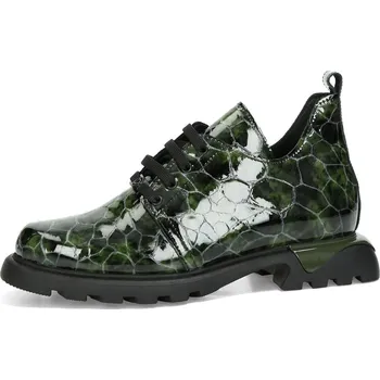 Dámské polobotky ETIMEĒ dámské kožené polobotky G580-351-T48-GREENCRO zelené