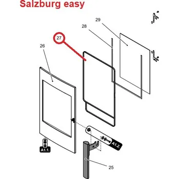 Krbová kamna HAAS+SOHN - náhradní těsnící šnůra dveří 11 mm - těsnění culimeta
