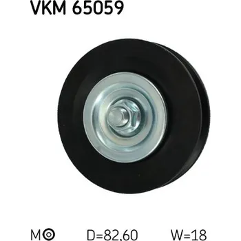 Napínací kladka, klínový řemen, VKM 65059