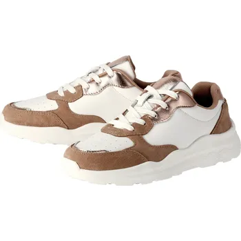 Dámské tenisky esmara® Dámská kožená volnočasová obuv (bílá, 37)