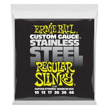 Strunný nástroj Ernie Ball 2246 Stainless Steel Regular Slinky Struny pro elektrickou kytaru