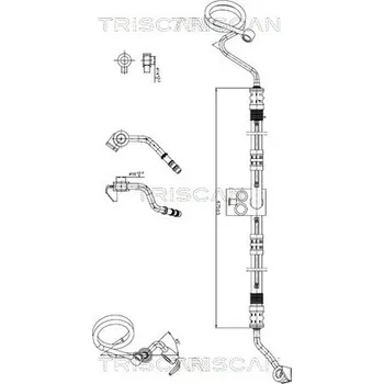 Čep řízení Hydraulická hadice, řízení TRISCAN 8516 29078
