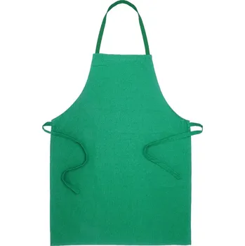 Kuchyňská zástěra Reklamní Commis bavlněná zástěra, zelená