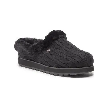 Dámské pantofle Bačkory Skechers BOBS Ice Angel 31204/BBK Černá 38