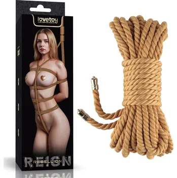 LoveToy Rebellion Reign Natural Knot Bondage Rope 10m
