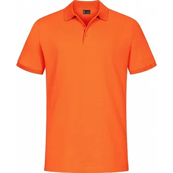 Pánská móda EXCD by Promodoro Pracovní vysokogramážová piké polokošile s bočními švy Barva: Oranžová, Velikost: L E4400