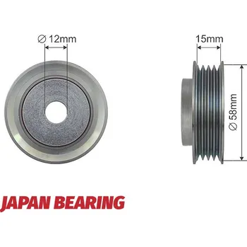 Napínací kladka, žebrovaný klínový řemen, RNK-SU-009