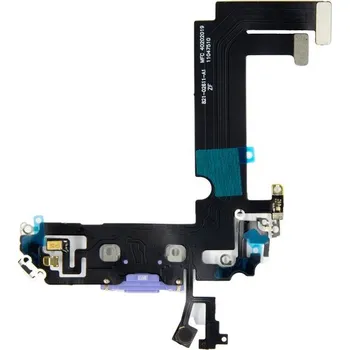 Flex kabel Apple iPhone 12 MINI nabíjecí konektor + mikrofon fialový