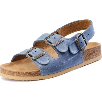 Dívčí bačkory Korkové celokožené sandále, přezůvky BAREA 003462M Velikost: 34
