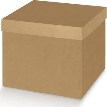 Termobox Scotton S.p.A. KRABICE NA DORT - HRANATÁ S VÍKEM (PŘÍRODNÍ) 25x25x30cm