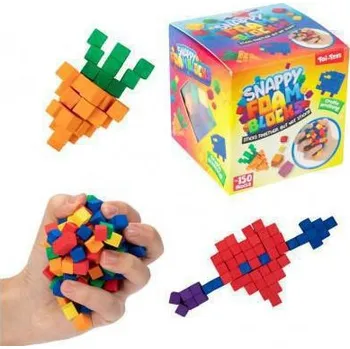 Teddies Stavebnice mini kostičky pěnové samolepící