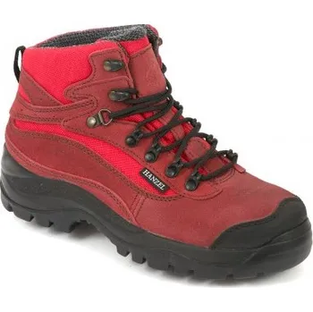 Pánské tenisky HANZEL turistická obuv gerlach G037 červená velur Velikost: 48